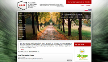 Pełny wygląd strony RWD